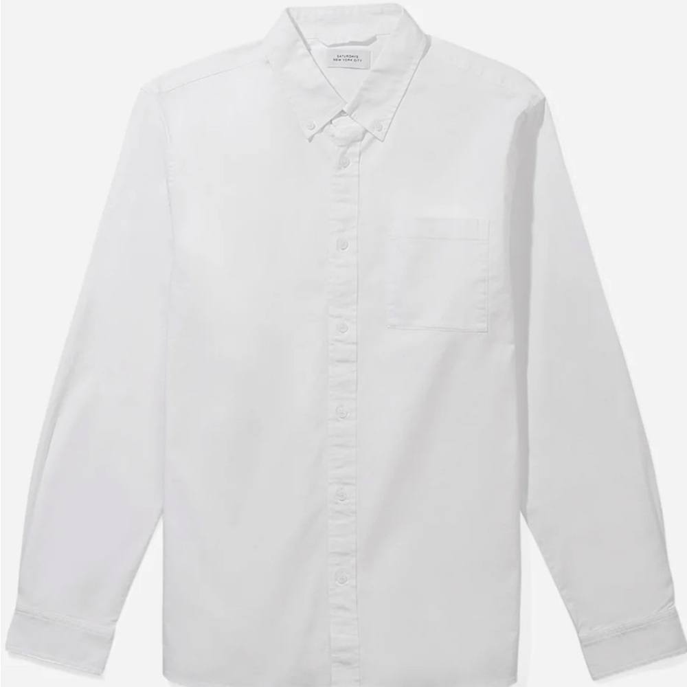 Saturdays Men’s White Buttondown